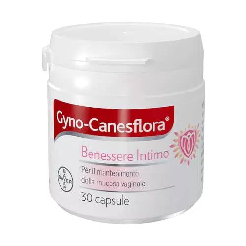 Gyno-Canesflora Integratore Donna con Lactobacilli e Vitamina B2 per Benessere Intimo