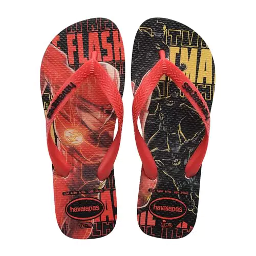 Havaianas - Top Heróis DC, Infradito Comode, Resistenti e Leggere con Suola dei Supereroi e dei Cattivi