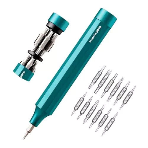 HOTO Set Cacciaviti Magnetici di Precisione con Punte in Acciaio S2 per Elettronica