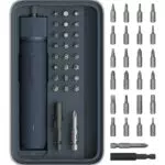 HOTO Kit Cacciavite Elettrico 3.6V con Avvitatore, USB-C, LED, Riparazioni Casa