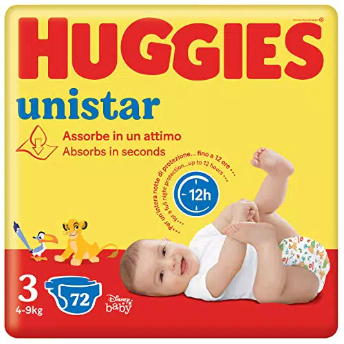 Huggies Unistar Pannolini Ultra Assorbenti Design Disney - Protezione Completa