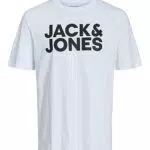 Jack & Jones Jjecorp Logo Tee T-Shirt Uomo Slim Fit Stampa Frontale