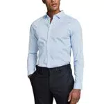 Jack & Jones Jjprparma Shirt L/S Noos Camicia, Blu,