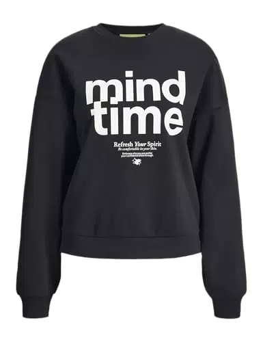 Jack & Jones Jxmimi RLX LS Print Crew Maglia Uomo