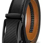 Kemisant Cintura Uomo in Pelle con Cricchetto Automatico e Fibbia Regolabile