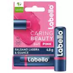 Labello Caring Beauty Burrocacao Labbra e Guance 2 in 1 con SPF Idratante