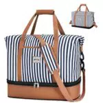 Lekespring Borsone da Viaggio Ryanair Espandibile Bagaglio a Mano Donna Scomparto Scarpe