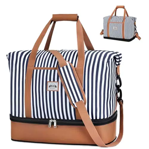 Lekespring Borsone da Viaggio Ryanair Espandibile Bagaglio a Mano Donna Scomparto Scarpe