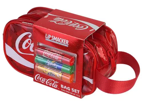 Lip Smacker Coca-Cola Handy Bag Set Burrocacao Bambini Gusto Originale Idratante