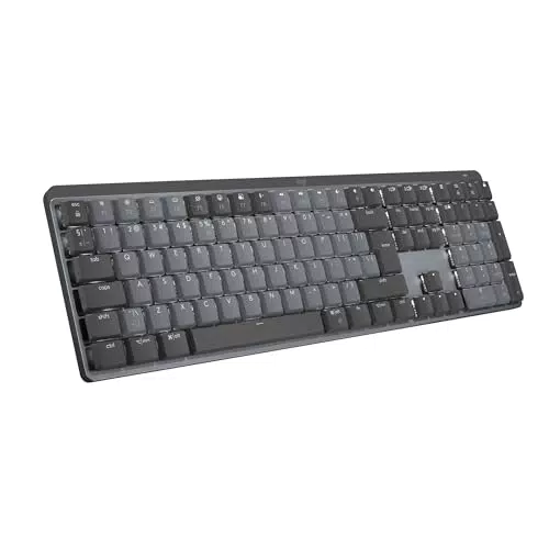 Logitech MX Mechanical Tastiera Wireless Retroilluminata con Switch Silenziosi Compatibile PC e Mac