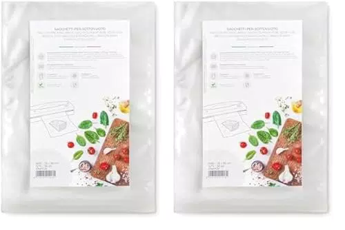 Magic Vac Sacchetti Sottovuoto Certificati Made in Italy Per Cottura e Conservazione