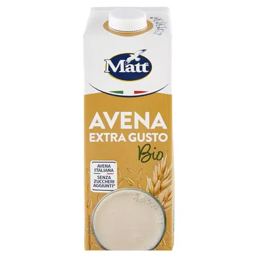 Matt Avena Bio Extra Gusto Bevanda Vegetale Senza Lattosio e Zuccheri Aggiunti