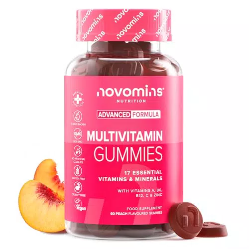 Novomins Multivitaminico Completo Vegan con 17 Vitamine e Minerali per Donna e Uomo