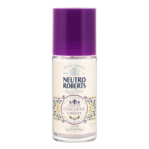Neutro Roberts Deodorante Roll-on Firenze Senza Alluminio con Olio di Iris e Ambra