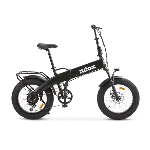 Nilox Ebike X10 Bicicletta Elettrica Pieghevole Autonomia 70 km Motore 250W