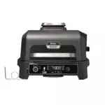 Ninja Woodfire Barbecue Elettrico XL 4 in 1 con Griglia, Friggitrice ad Aria e Affumicatore