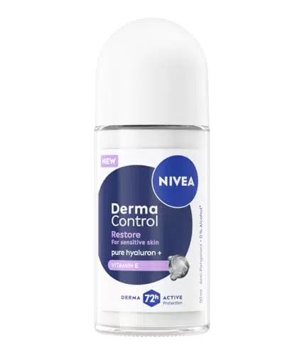 Nivea Deodorante Roll On Derma Control Restore Donna Antitraspirante 72h Pelle Sensibile