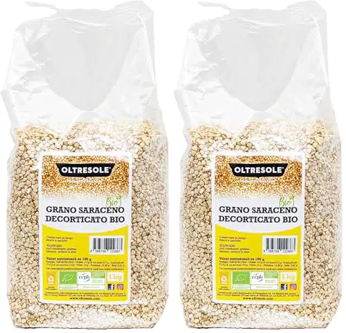 Oltresole Grano Saraceno Decorticato Biologico Crudo da Coltivazione Biologica