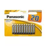 Panasonic Alkaline Power Batterie AAA Alcaline Affidabili per Telecomandi e Orologi