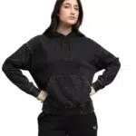 PUMA Felpa Con Cappuccio Unisex Ess Elevated Relaxed Wash