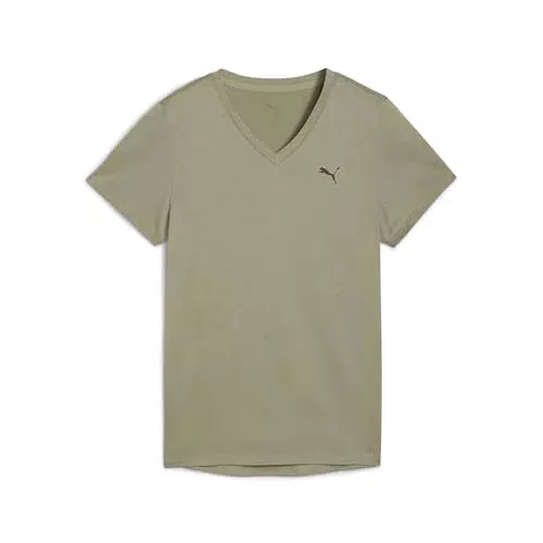 Puma T-Shirt Unisex Tad Essential Con Scollo a V