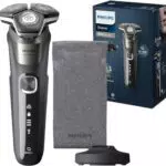 Philips S5000 Rasoio Elettrico Wet & Dry con Rifinitore, Astuccio e Supporto Ricarica
