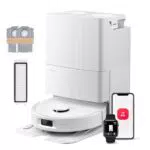 Roborock QV 35S Robot Aspirapolvere 10.000Pa Antigroviglio Stazione Autolavaggio