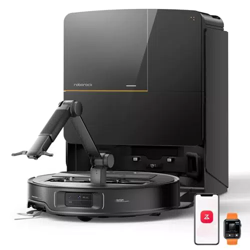 Roborock Saros Z70 Robot Aspirapolvere con Braccio OmniGrip e Stazione Multifunzionale