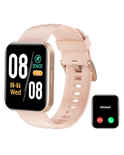 Ruimen Smartwatch Donna Chiamate Whatsapp Saturimetro Fitness Tracker Cardiofrequenzimetro