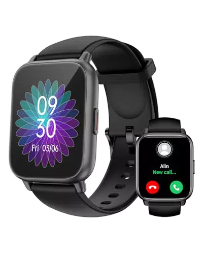 Ruimen Smartwatch Uomo Donna Bluetooth Fitness Cardiofrequenzimetro Waterproof
