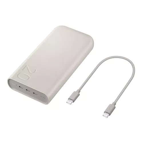 Samsung Power Bank 20000mAh 45W Ricarica Rapida con 3 Porte USB-C