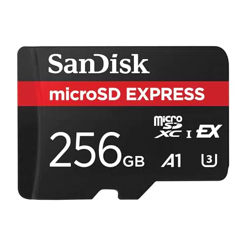 SanDisk MicroSD Express 256 GB Compatibile Nintendo Switch 2, Fino a 880 MB/s