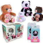 Sbabam Funny Box Mammy Surprise Bear Orsetto Peluche con Mini Cuccioli Regalo Bambina