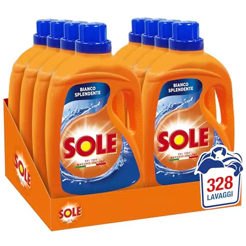Sole Detersivo Lavatrice Liquido Proteggi Colore Formula Igienizzante