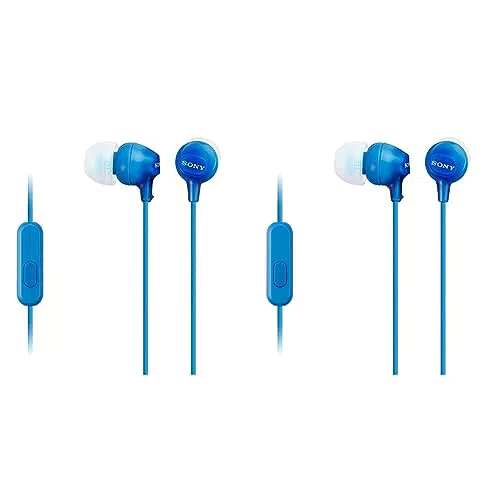 Sony MDR-EX15AP Cuffie In-Ear con Microfono Auricolari in Silicone
