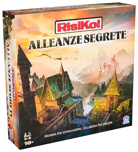 Spin Master RisiKo! Alleanze Segrete Gioco da Tavolo Strategico per 3-6 Giocatori