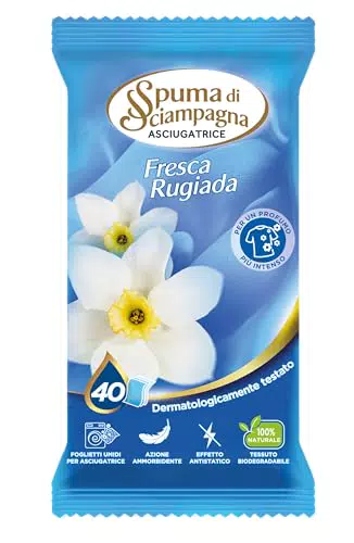 Spuma Di Sciampagna Foglietti Asciugatrice Fresca Rugiada 40 Foglietti