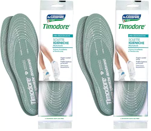 Timodore Solette Igieniche Antiodore per Scarpe