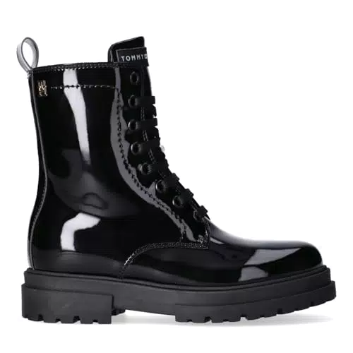 Tommy Hilfiger Stivali Stringati Vernice Modello Kessy