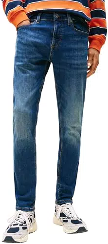 Tommy Jeans Austin Slim Tapered Jeans Uomo Modello Affusolato