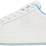 Tommy Jeans Sneakers Donna in Pelle con Suola Alta