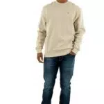 Tommy Jeans Felpa Pullover Uomo Tjm Reg S Flag Crew