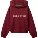 United Colors of Benetton Maglia con Cappuccio da Donna