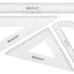 Westcott Set Geometrico con Righello, Triangoli e Goniometro Modello E-10304 00