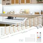 Wobsion Luce Led Sottopensile Cucina con Telecomando Dimmerabile per Interni
