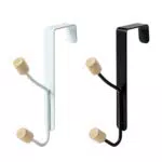 Xiluuyou Appendiabiti da Porta Antiruggine con Doppio Gancio Universale Guardaroba