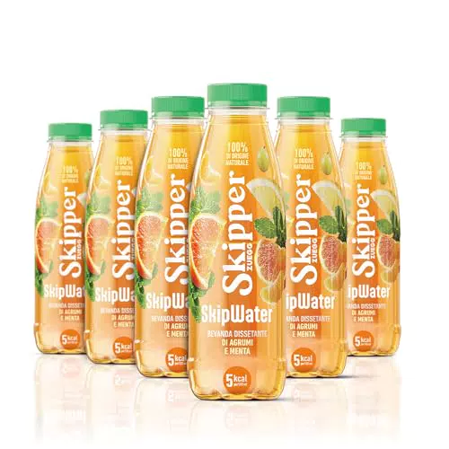 Zuegg Skipper SkipWater Bevanda Frutta Agrumi e Menta Senza Zuccheri Aggiunti