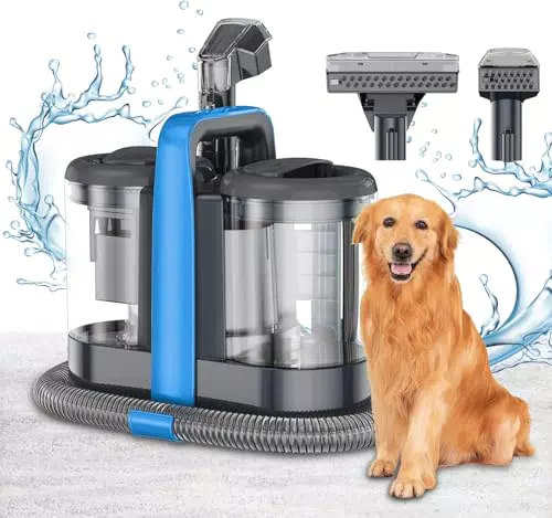 Lavatappeti Portatile 450W 12Kpa per Tappeti, Moquette, Divani e Auto