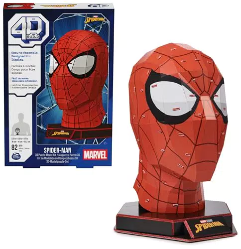 Marvel 4D Puzzle Spider-Man Kit Modellismo 3D per Adulti e Ragazzi 12+ Anni