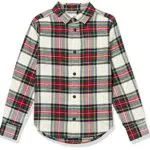 Amazon Essentials Camicia in Flanella da Ragazzo Motivo Scozzese